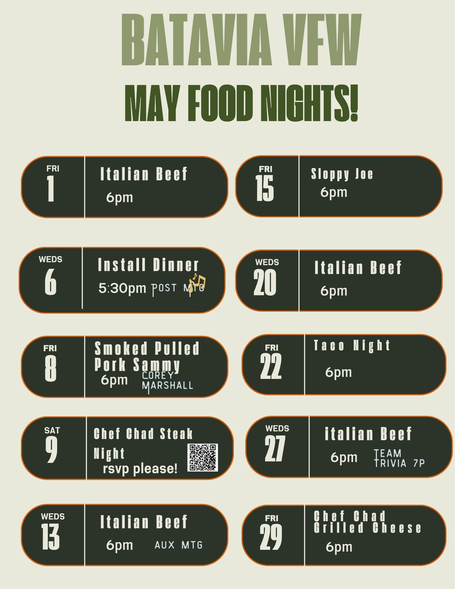 Food Night May 2026
